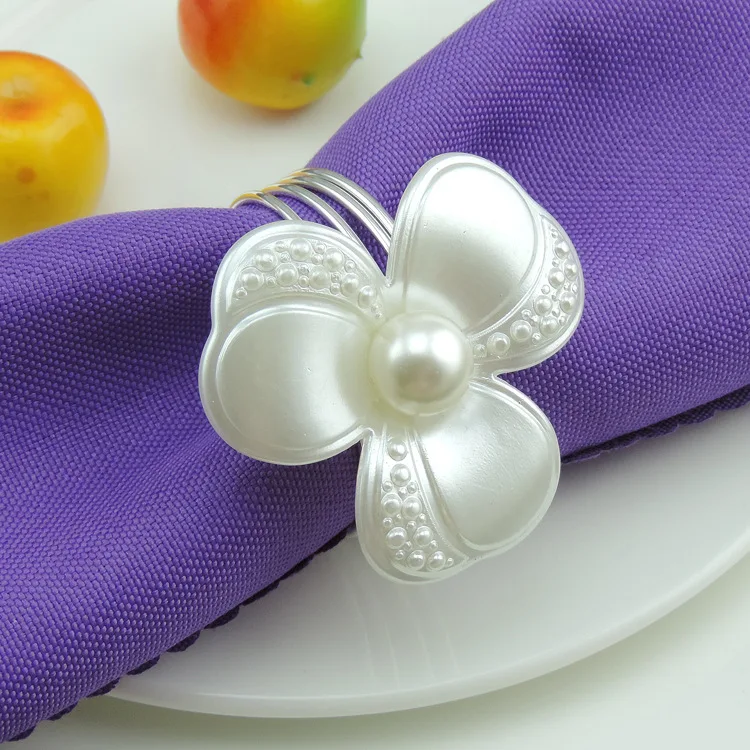 6PCS hotel tableware in the European Western food mouth cloth napkins model room gold and silver rhinestone wide napkin ring bu | Дом и сад