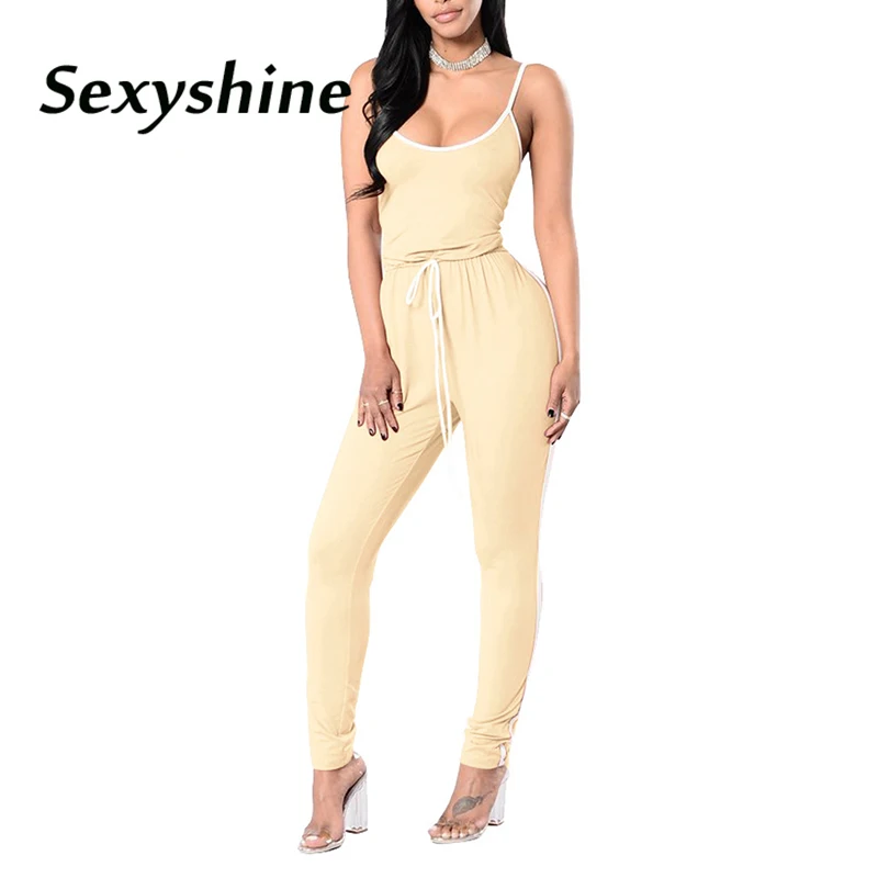 Rompers womens jumpsuit playsuit lace up summer off shoulder streetwear sleeveless elegant hip pop bodysuit women tops | Женская одежда