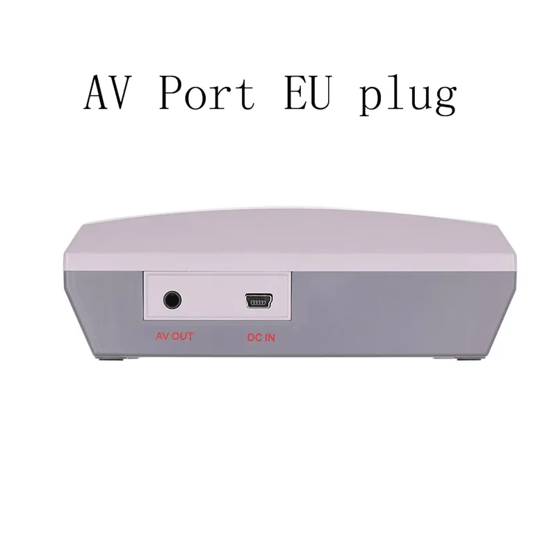 Белый ТВ Видео игровая консоль Классическая машина портативные консоли встроенные 600 игры в детство Домашние развлечения для NES Mini HD - Цвет: Белый
