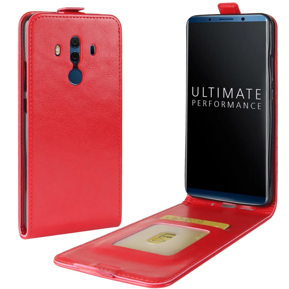Чехол-книжка из искусственной кожи и ТПУ для Huawei Honor V10 / 7X Mate 10 Pro Lite Y6 2017 30 шт./лот R64
