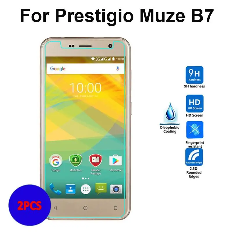 Закаленное стекло для Prestigio Muze B7 2 шт. защита экрана 2.5d защитная пленка Psp 7511 Duo On B 7