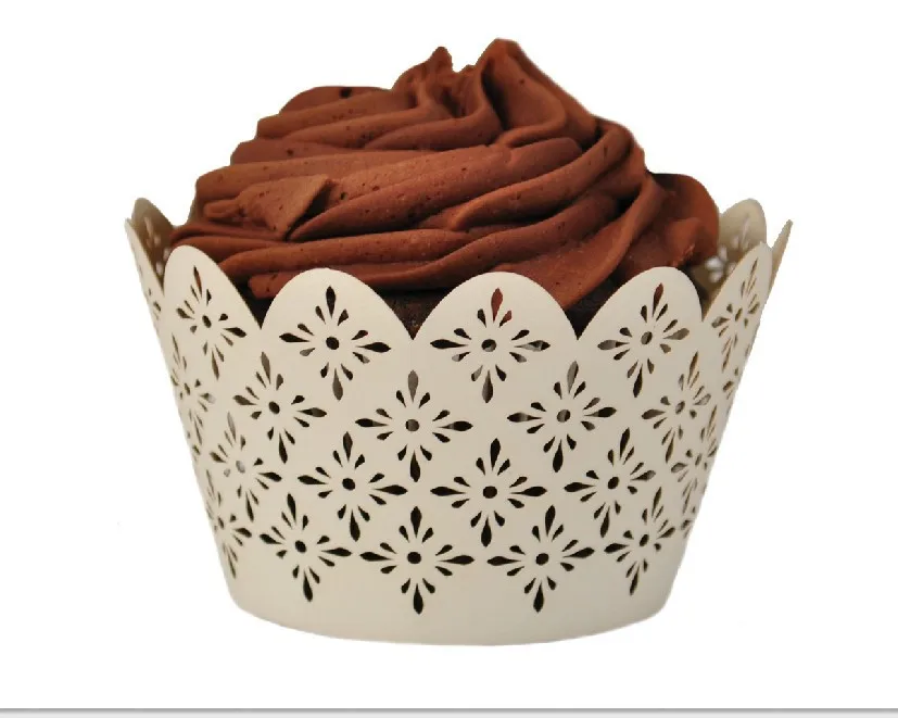 Лазерная резка обертка для кекса свадебная Рождественская Детская Вечеринка дня