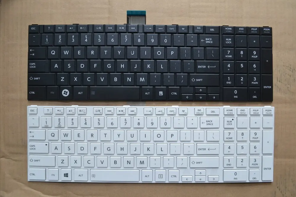 Русская/Американская новая клавиатура для ноутбука TOSHIBA L850 L855 L870 L850-T01R P850 S850 S855D C850