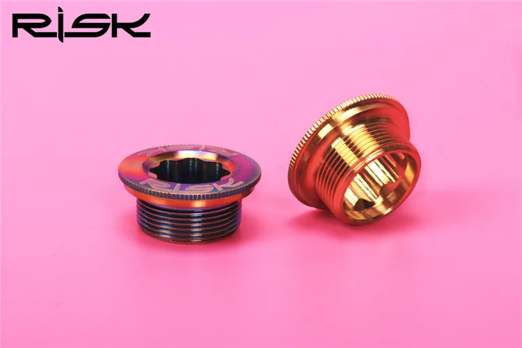 RISK M20x8mm винты рукоятки велосипеда болты для XT/XT* R/SLX/Deore велосипедная цепь колеса полый коленчатый рычаг болты для крышки из титанового сплава