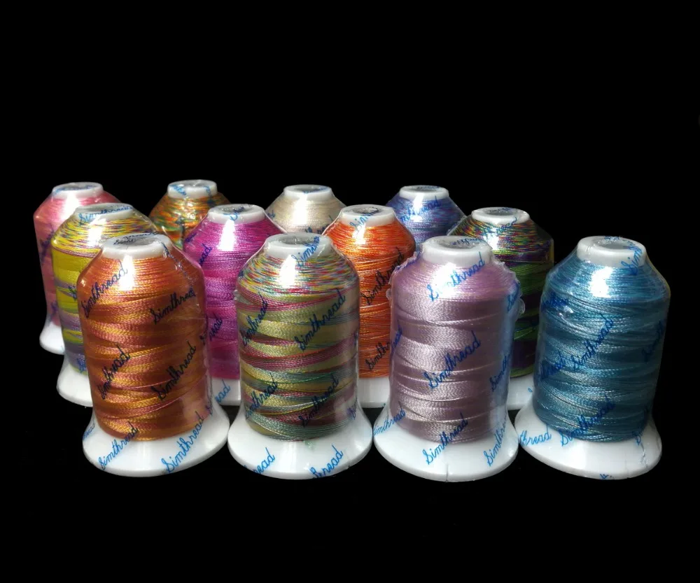 Полиэфирная вышивальная машина Simthread Mult 1000 метров для маркировки кружева и т.