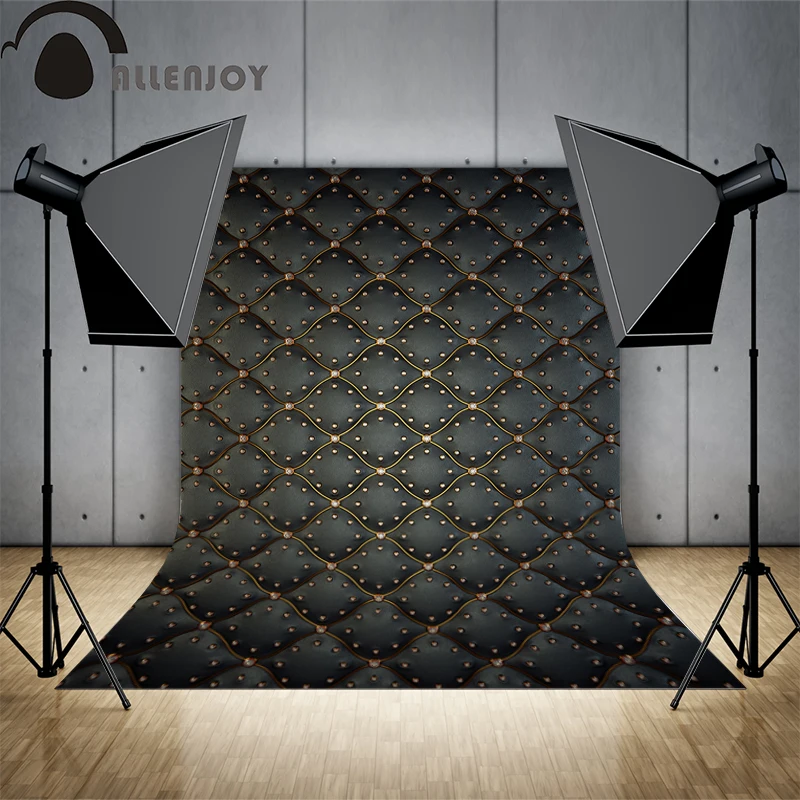 Allenjoy фон для фотографии Золотой алмаз черный изголовье кровати Элегантный