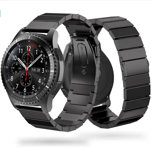 Ремешок металлический для Samsung Galaxy Watch 46 мм браслет из нержавеющей стали Gear S3 Huawei GT