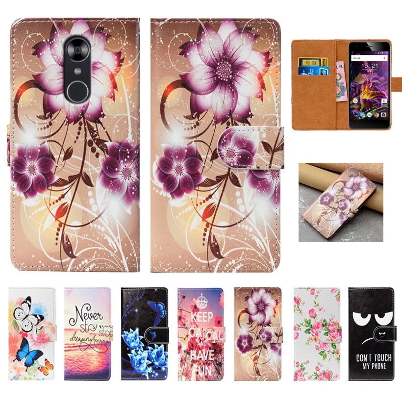 Чехол для Fly FS518 чехол книжка из искусственной кожи высокого качества с принтом 5 0