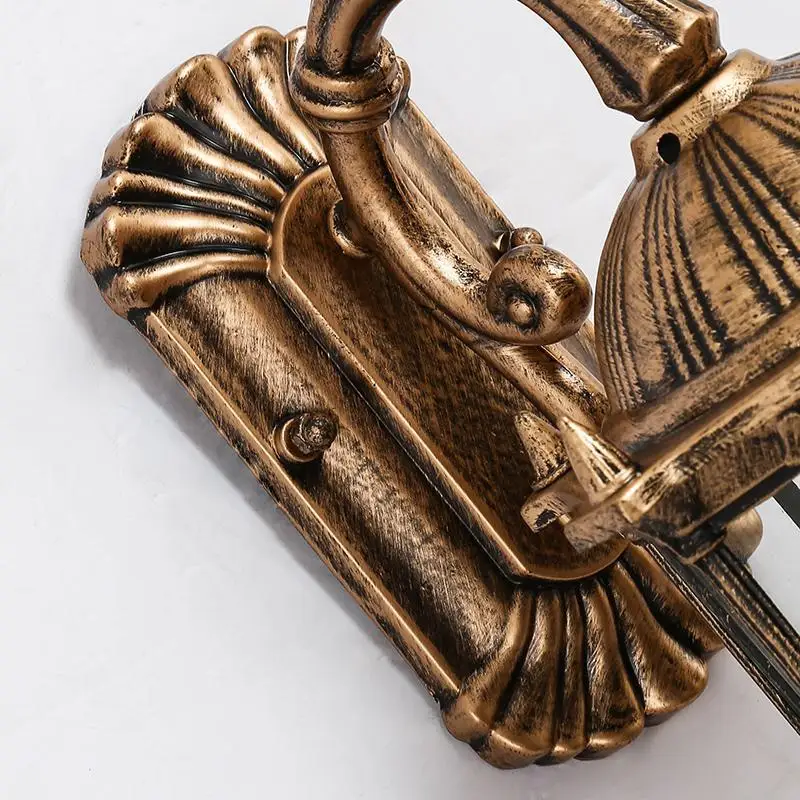 Наружный настенный светильник из алюминия лампа для двора античное стекло бра в