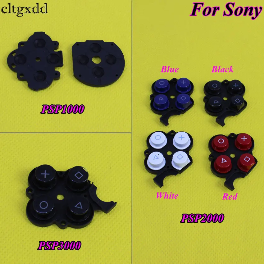 Проводящая правая кнопка cltgxdd пластиковые прокладки для Sony PSP2000 3000 силиконовая