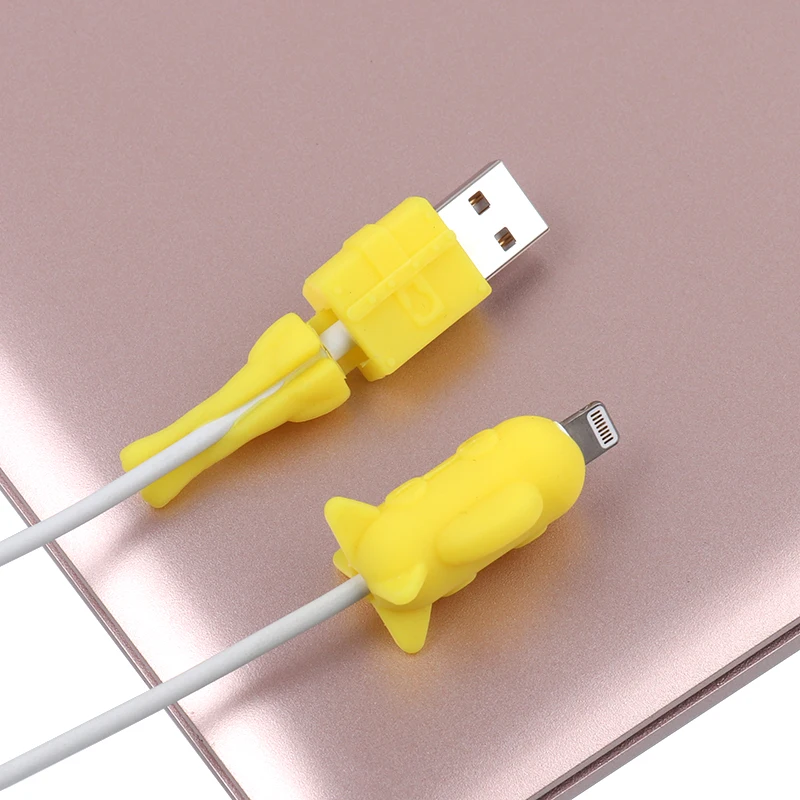 Силиконовый защитный usb кабель для сотового телефона iphone шнур зарядное