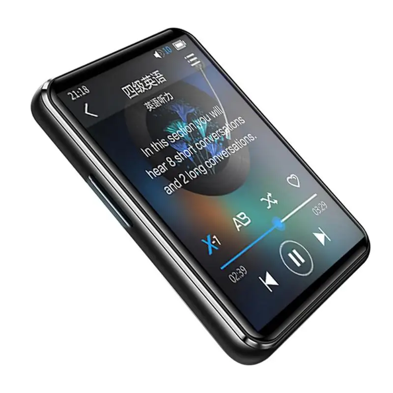 X6 полный сенсорный экран MP3-плеер 4 Гб 8 Гб 16 Гб музыкальный плеер с fm-радио видеоплеер проигрыватель электронных книг MP3 со встроенным динамиком
