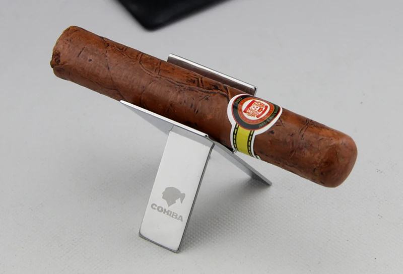 Новинка 1 шт. Складная подставка для сигар из нержавеющей стали Пепельница держатель инструменты аксессуары для кубинских сигар