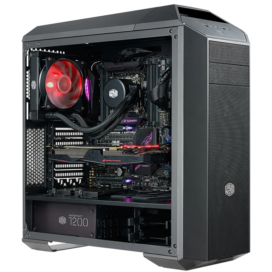 Кулер Cooler Master B120 B240 CPU кулер для воды 120 мм красный светодиод тихий вентилятор для Intel 1155 1156 2011 2066 AMD AM4 AM3 CPU жидкостное охлаждение