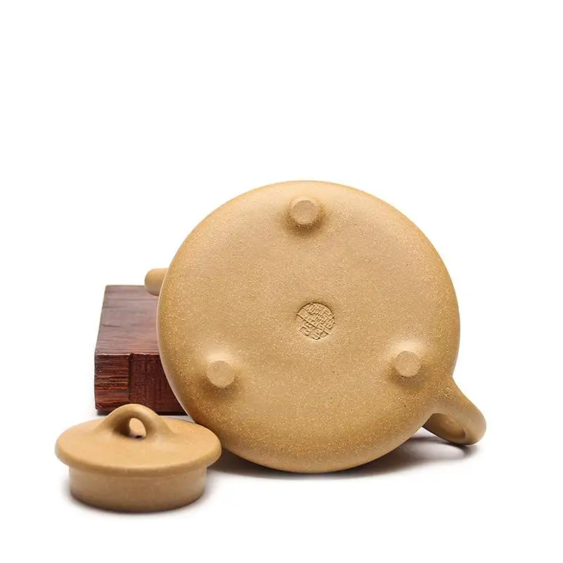 

Hand Made Stone Scoop Pot (light) Old Section Of Mud Teapot Teapot Tea Set Teapots Author Fan Yueliang 210ml