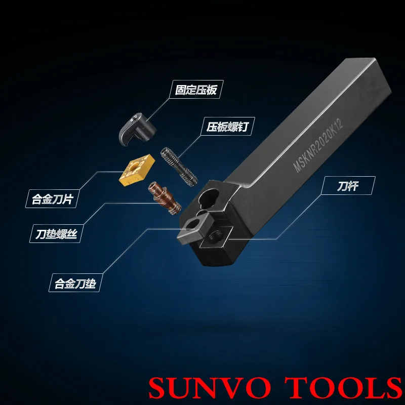 MSKNR2525M15/MSKNL2525M15 внешние токарные инструменты MSKNR2525M12/MSKNL2525M12 держатель инструмента
