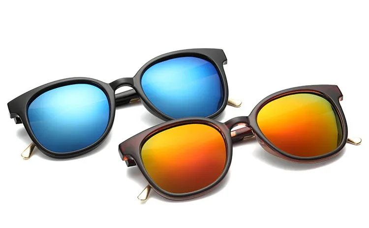 Toketorism Модные солнцезащитные очки зеркальные линзы качество gafas de sol polarizadas для женщин и мужчин 2568