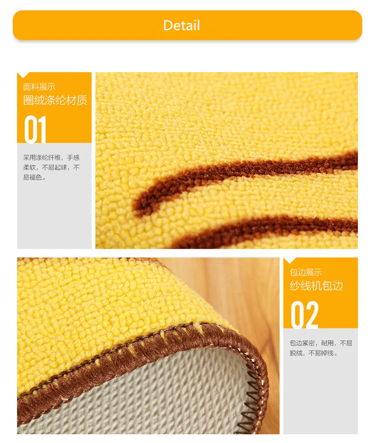 Новый детский приятный мультяшный Коврик для пола коврик ванной коврики 16 видов