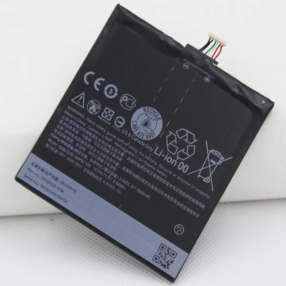 5 шт./лот 2600 мАч BOP9C100 B0P9C100 для HTC Desire 816 800 D816W D816 816W A5 816t 816v 816e сменные стандартные