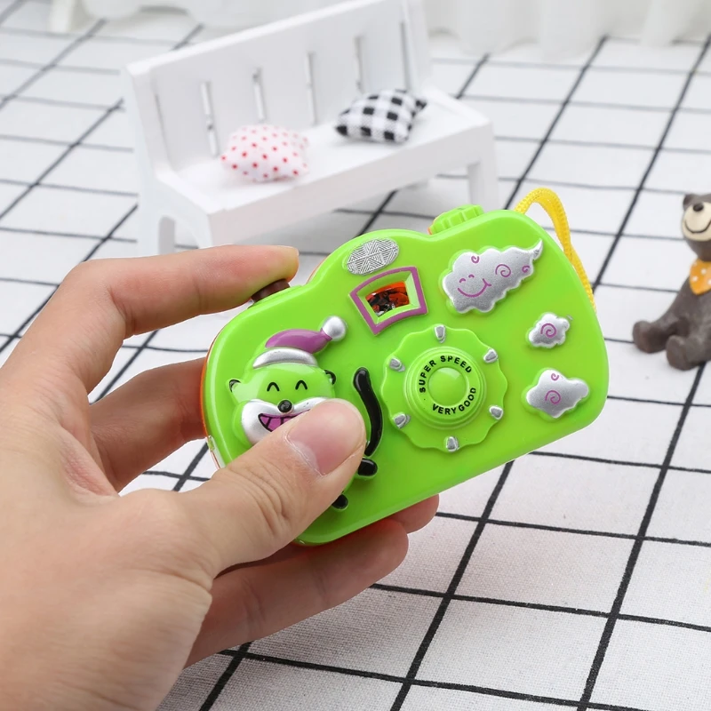 

OOTDTY Toys Animal Pattern Light Projection Camera Toy Educational Toys Children Gift