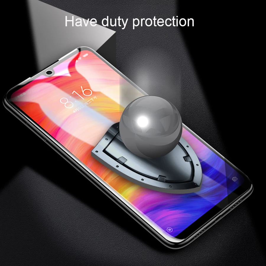Защитное стекло для Xiao mi Red mi Note 7 6 Pro стекло для Xia mi 8 A2 Lite защита экрана закаленное стекло 11D полное покрытие