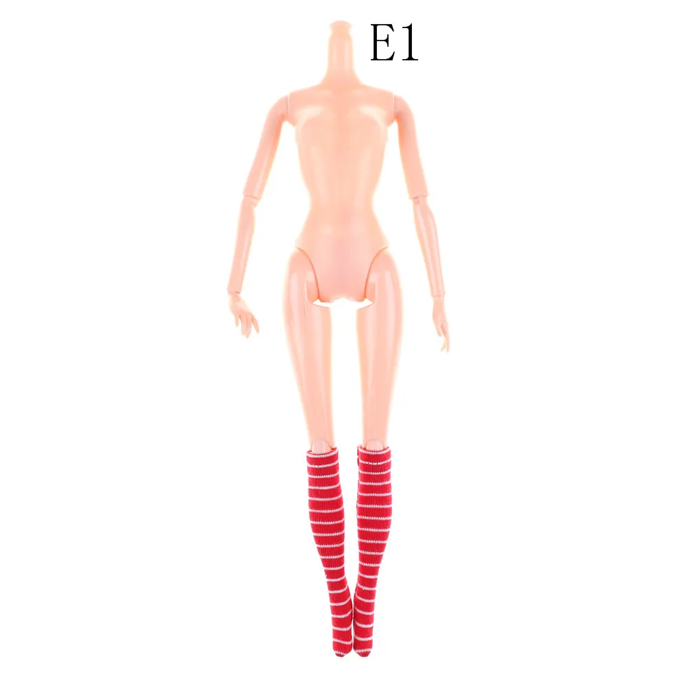 1 пара милых носков в полоску для девочек, подходит для 1/6, кукольные носки, аксессуары для одежды