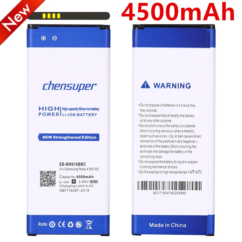 Аккумулятор для Samsung Galaxy Note 4 N9100 N910U N910F N910A 4500 мАч|battery bm45|bm45 batterybattery for xiaomi |