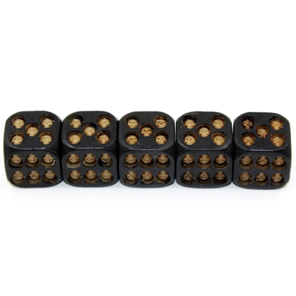 5Pcs/set Creative Skull Bones Dice Six Sided Skeleton Club Pub Party Game Toys Resin for Children Adults HOT | Спорт и развлечения
