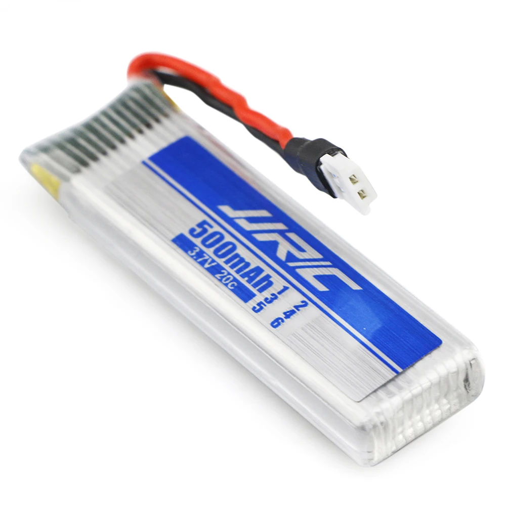 Оригинальный JJRC 3 7 V 500mAh 20C литий-ионный аккумулятор с 51005 разъемом для H37 складной