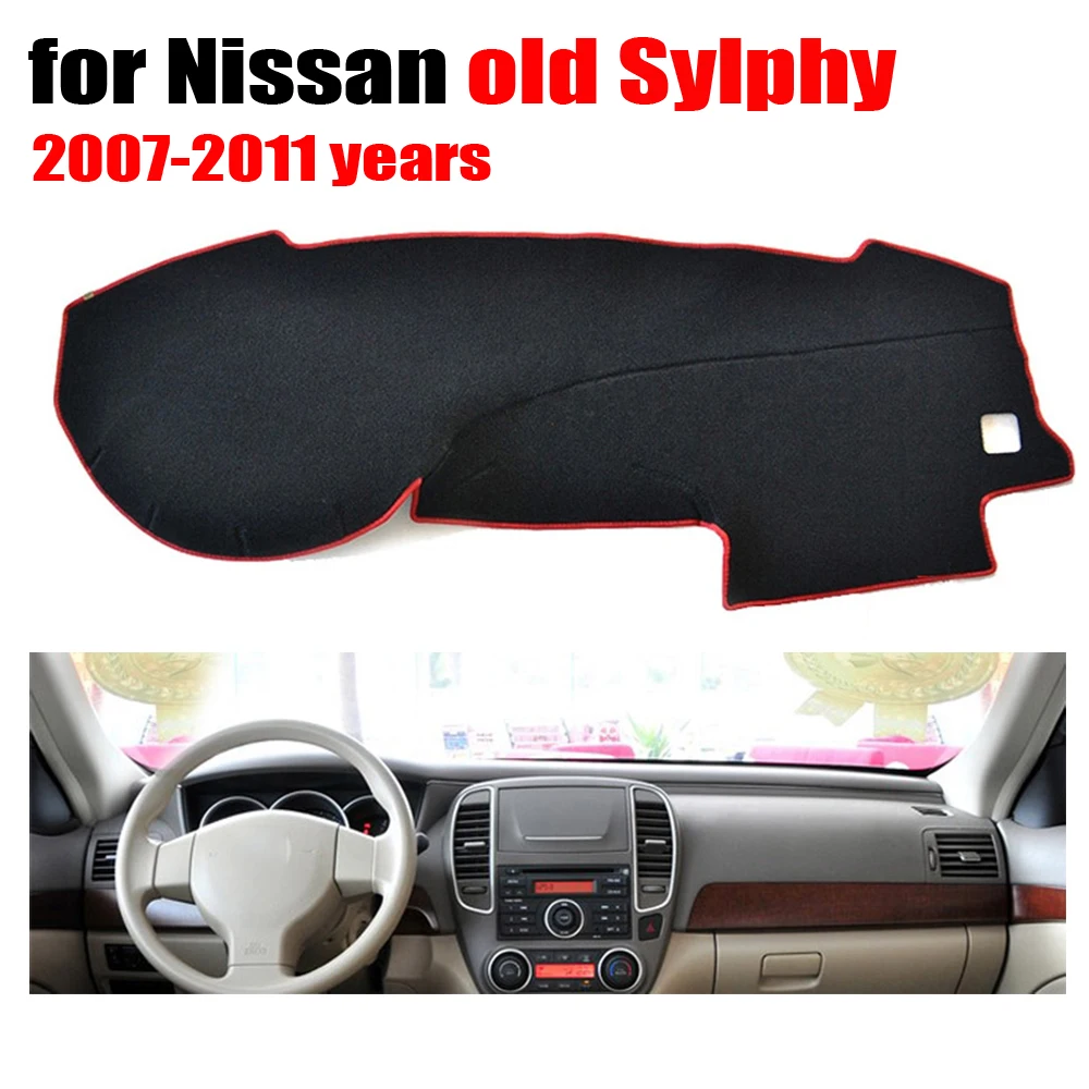 Коврик для приборной панели автомобиля RKAC Nissan Old SYLPHY 2007 2011 лет с левым приводом