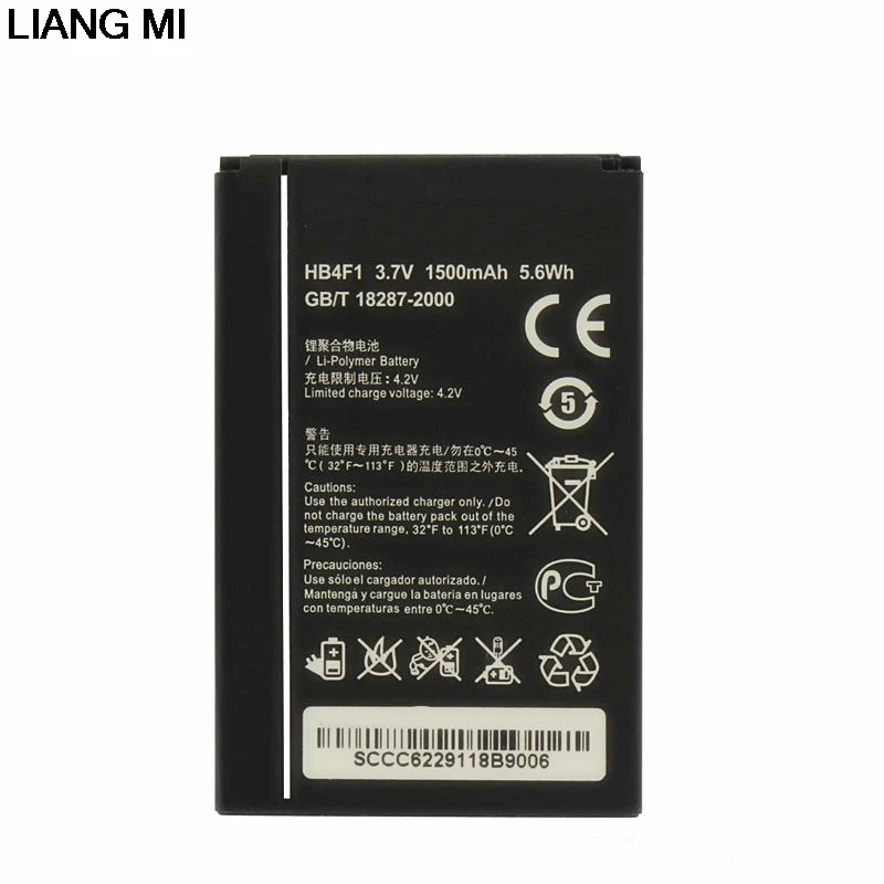 1500 ма/ч HB4F1 батарея для Huawei U8220 U8230 E5830 E5838 E5 C8600 T Mobile Pulse E585 Ascend M860 X5 U8800