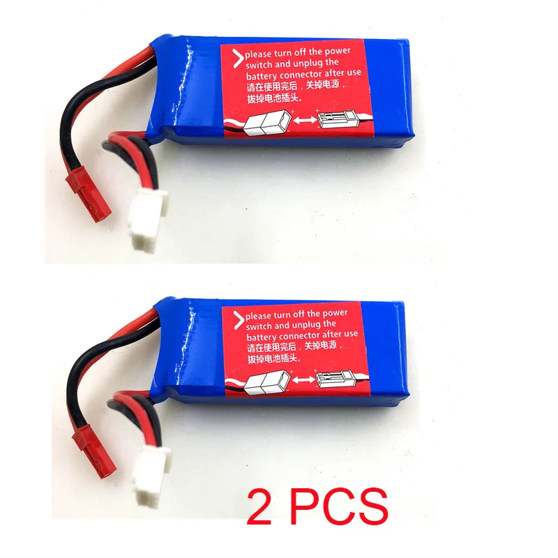 

2PCS 7.4V 950MAH 25C Lipo Battery for XK X520 RC Airplane Spare Parts Accessories XK X520 Battery