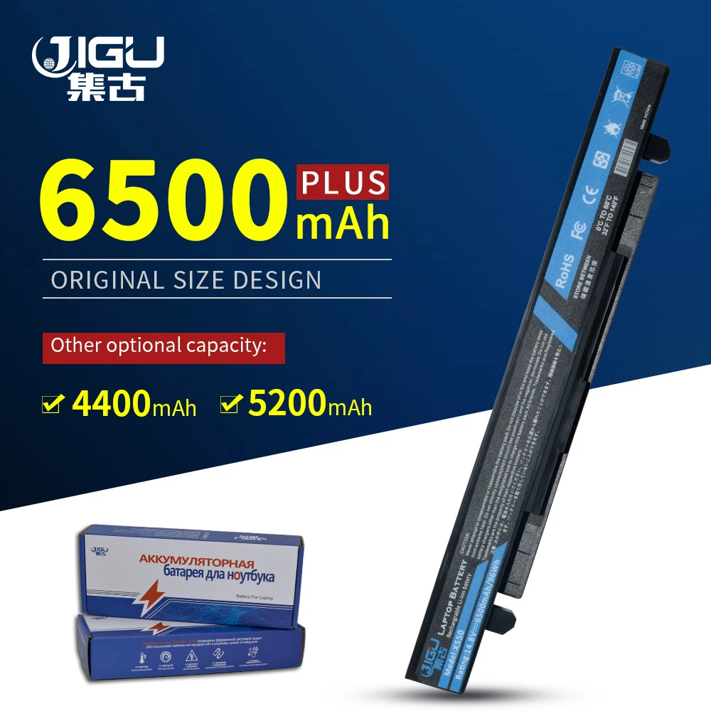 Аккумулятор для ноутбука JIGU Asus A41 X550 A450 F450 F550 F552 K450 K550 P450 P550 R409 R510 X450 X550C X452E X450L|laptop