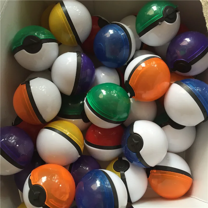 215 шт./лот PokeBall XY Хрустальный стикер для питомцев pokebotas Pokeball фигурка Пикачу