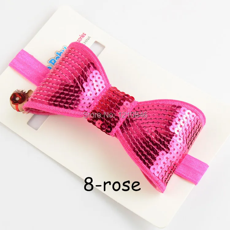 

Оптовая продажа; Детская повязка с блестками и бантом для новорожденных; детская блестящая повязка для волос; аксессуары для волос; головно...