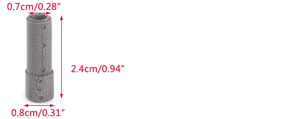 DWCX 2pcs Серебряный стержень накаливания фильтрующая вставка экран подходит для eberspacer D4W D5W водонагреватель