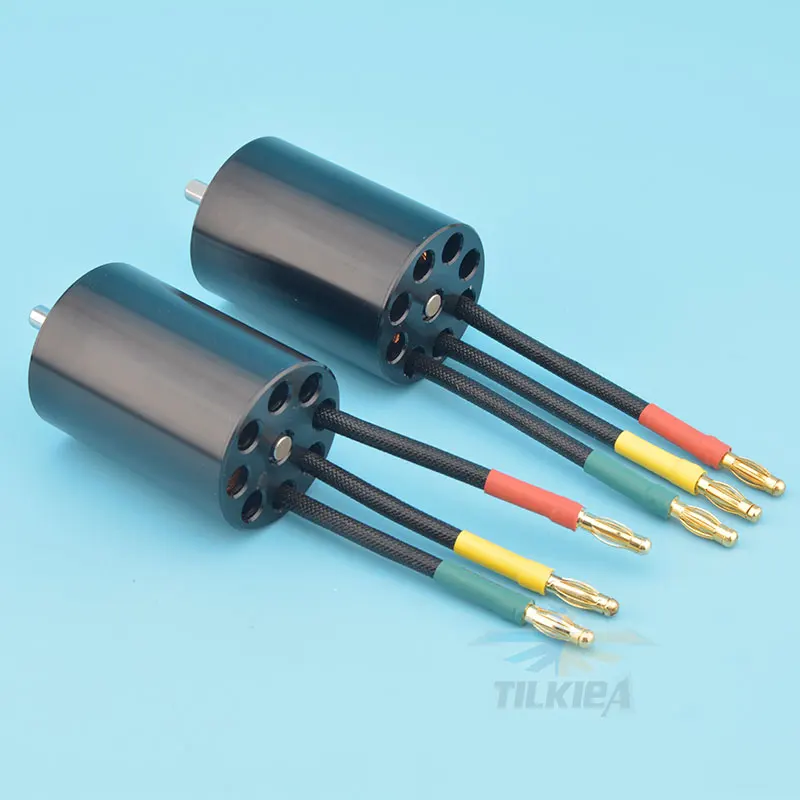 Высокоскоростной бесщеточный мотор SSS 3650 1800KV 2700KV с 4 полюсами для лодок на