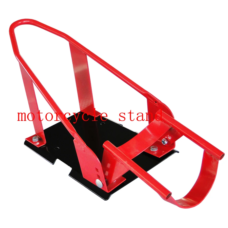 Motorcycle Sport Bike Front Wheel Chock Lift Stand For Auto Shop |