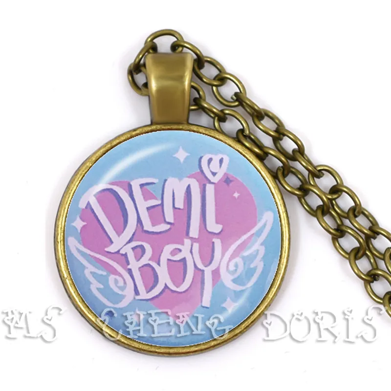 Ожерелье Bi Pride с подвеской из ЛГБТ гипоаллергенное ювелирное изделие для геев