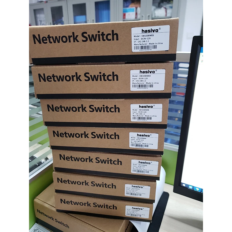 Управляемый коммутатор Gigabit с 8 портами управляемый Ethernet 10/100/1000M VLAN | Компьютеры и