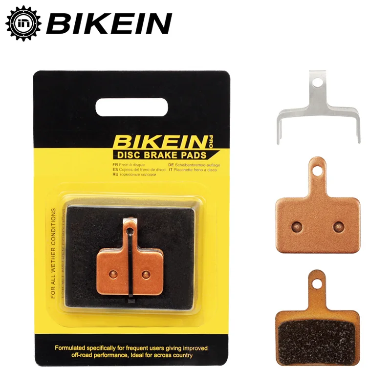 BIKEIN 2 пары MTB Спеченные Дисковые Тормозные колодки для Shimano M375 M395 M416 M445 M446 M485 M495 M515