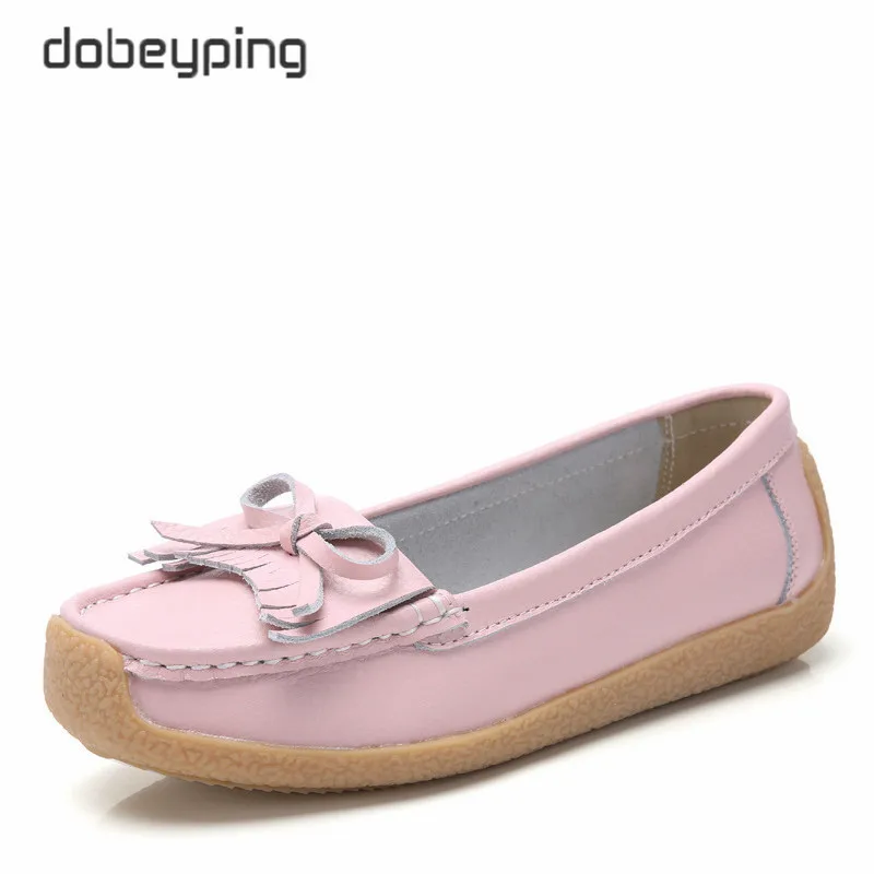 Dobeyping/сезон весна-осень; женская обувь из коровьей кожи; женская обувь на плоской подошве с бахромой; женские лоферы; мокасины; женская обувь; обувь для мам без шнуровки