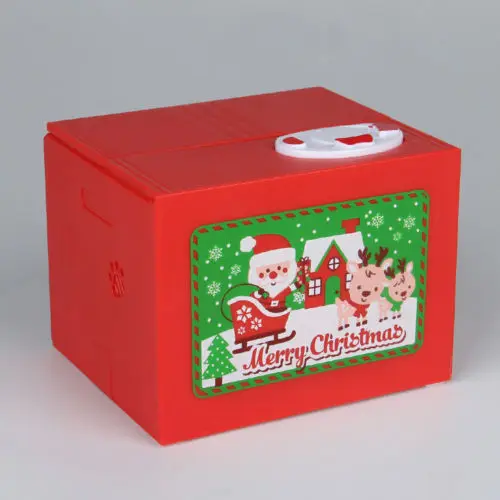 Милая Автоматическая копилка для денег монет подарок на Рождество|Копилки денег|