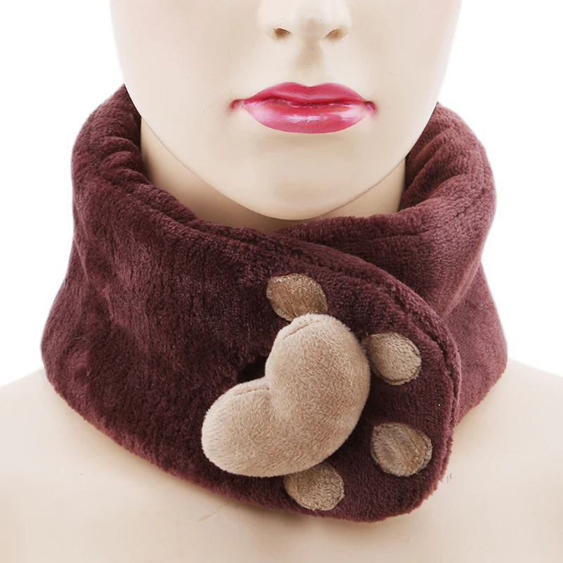 

New Children Scarf For Winter Boy And Girls Scarves Baby Cartoon Plush Scarf Comfortable Neck Warmers Good Christmas Gift