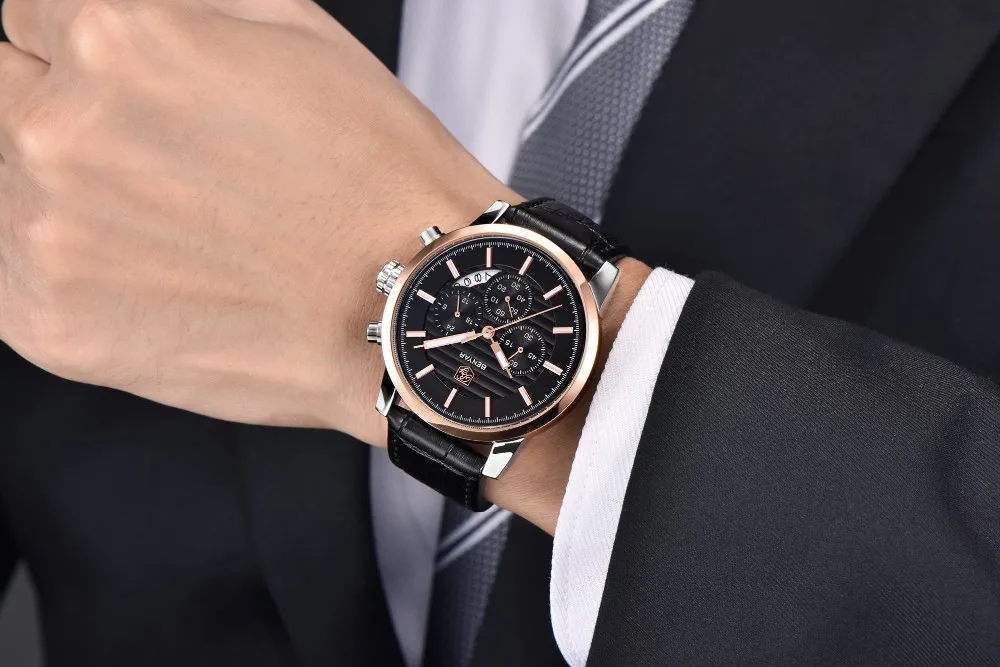 Reloj Hombre BENYAR модные мужские часы брендовые Роскошные бизнес-часы с хронографом спортивные Кварцевые водонепроницаемые часы Relogio Masculino