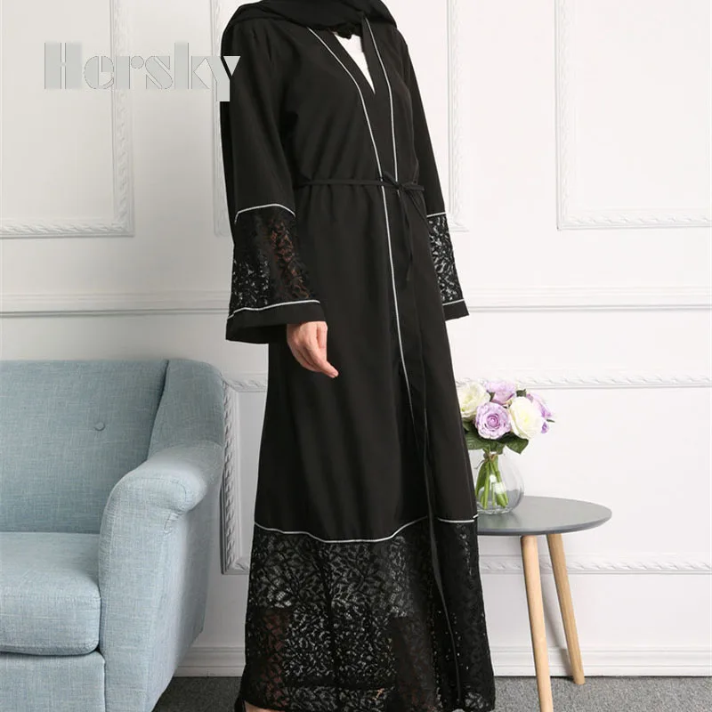 Moda abaya Дубай мусулман 2019 мусульманское платье ислам Giyim Kafta одежда цзилбаб и Абая