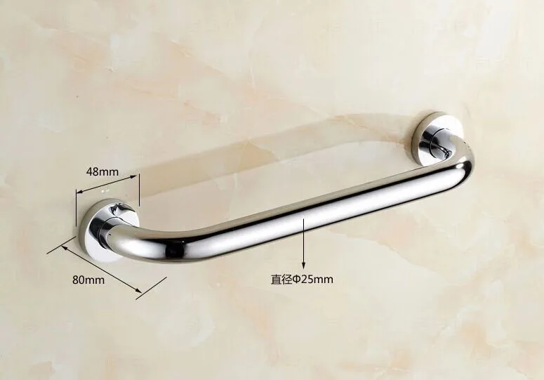 37cm Bathroom Safety Bathtub handrail Grab Bar with Concealed Screws - Chrome 11-234a | Обустройство дома