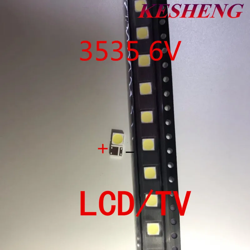 Сменный светодиодный фонарик LG Innotek Ypnl высокой мощности 2 Вт 6 в 3535 холодный белый