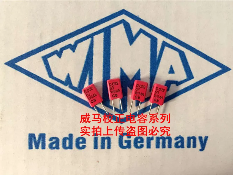 2020 hot sale 10pcs/20pcs German capacitor WIMA MKS2 63V 0.022uF 223 22n 63v P: 2.5mm Audio capacitor free shipping
