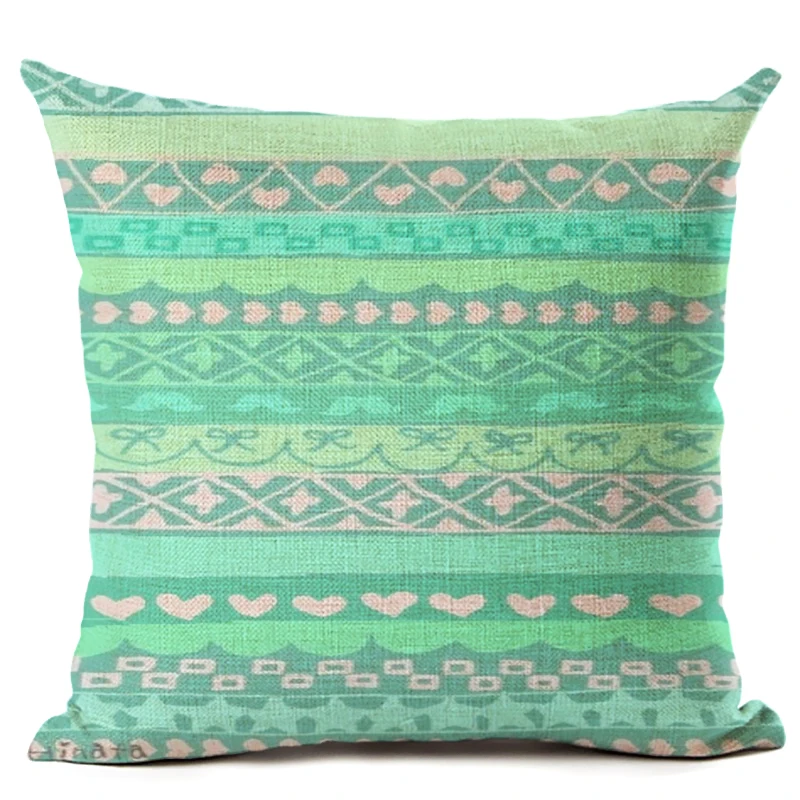 Скандинавский дизайн Винтажный чехол для подушек богемный Красочный